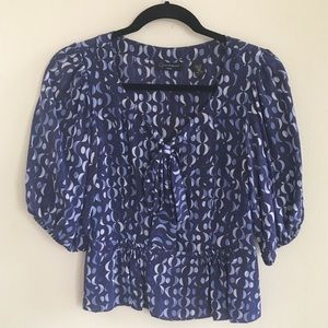 CONTEXT Lord and Taylor Silk Blouse Petite Size 8